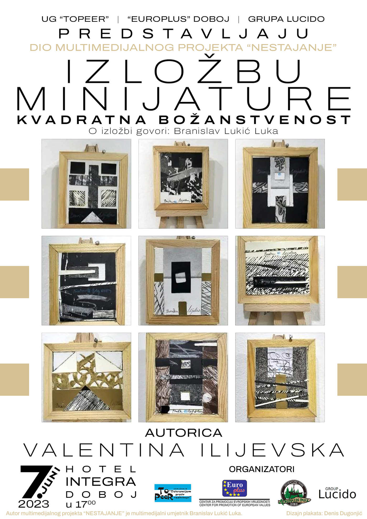 Izložba minijature “Kvadratna božanstvenost” autorice Valentine Ilijevske