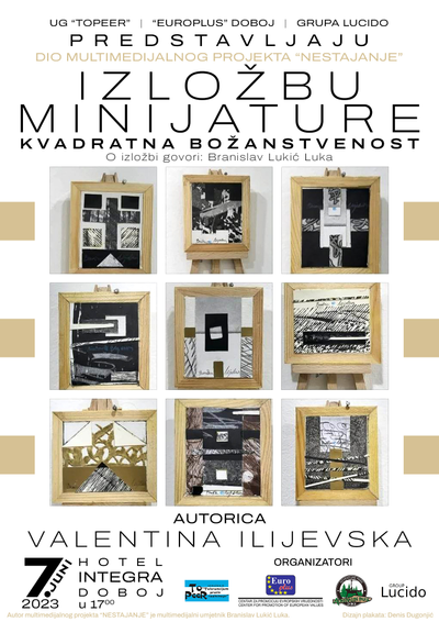 Izložba minijature “Kvadratna božanstvenost” autorice Valentine Ilijevske